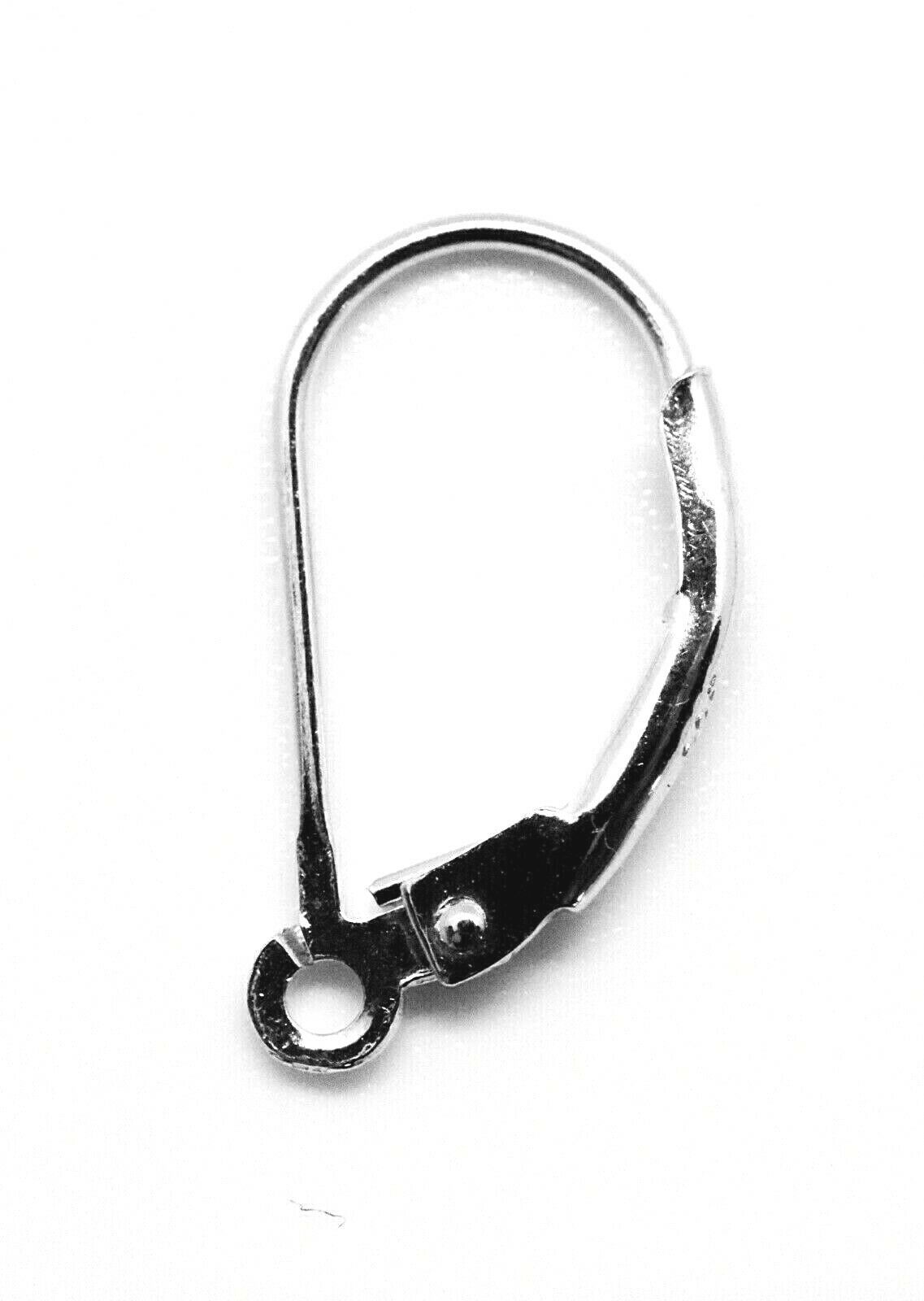 Klappohrhaken 20 Stück mit offener Öse 16,6 x 9mm aus 925/Silber "925" TOP!